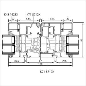 Fenstermaxx24 – MB 86 SI Fenster mit Stulp