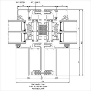Fenstermaxx24 – MB 86 SI Kopplungsdehnungsprofil mit verstaerkter Statik