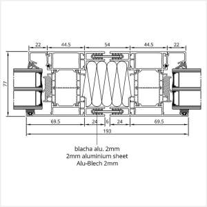 Fenstermaxx24 – MB 86 SI Kopplungsdehnungsprofil