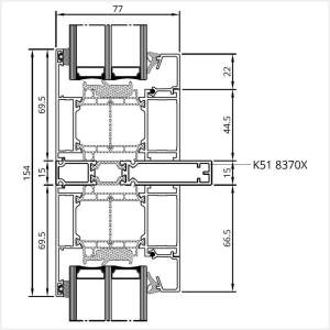 Fenstermaxx24 – MB 86 SI Statische Kopplung innen