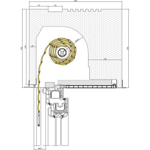Fenstermaxx24 – Rollladen RS Styropor Kastentiefe 365mm Revision Innen