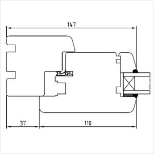 Fenstermaxx24 – Softline 68 Haustuer Rahmen nach Innen