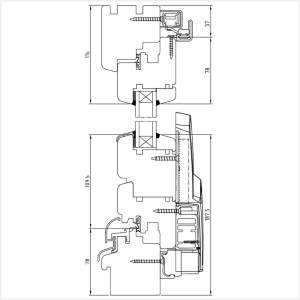 Fenstermaxx24 – Softline 68 Parallel Schiebe Kipp Tuer