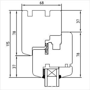 Fenstermaxx24 – Softline 68 Rahmen mit Fluegel