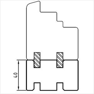 Fenstermaxx24 – Softline 68 Rahmenverbreiterung 40 mm PR040