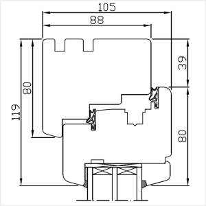 Fenstermaxx24 – Softline 88 Rahmen mit Fluegel
