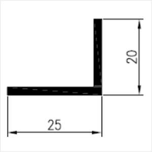 Fenstermaxx24 – Vorbaurollladen Putztraeger Aluminiumleiste L02