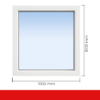 Fenstermaxx24, Drutex, Fenster-1-flg-100-100-cm
