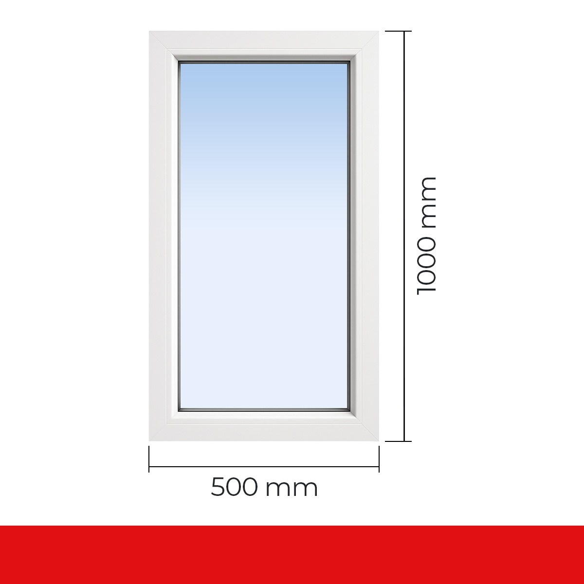 Fenstermaxx24, Drutex, Fenster-1-flg-50-100-cm
