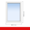 Fenstermaxx24, Drutex, Fenster-1-flg-80-100-cm