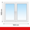 Fenstermaxx24, Drutex, Fenster-2-flg-100-140