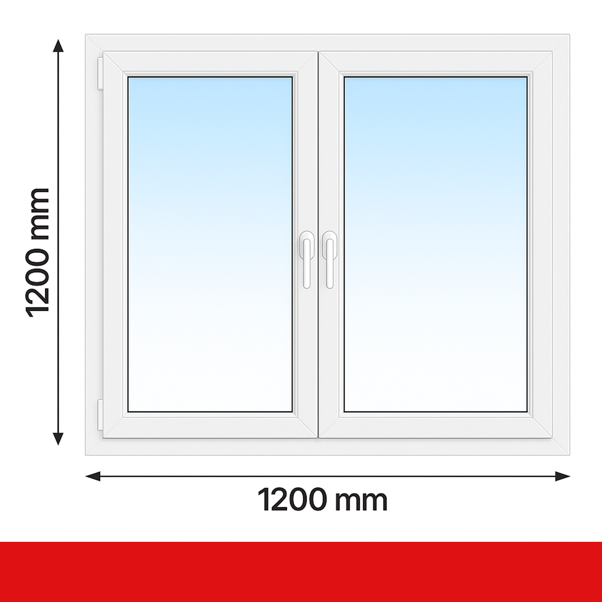 Fenstermaxx24, Drutex, Fenster-2-flg-120-120