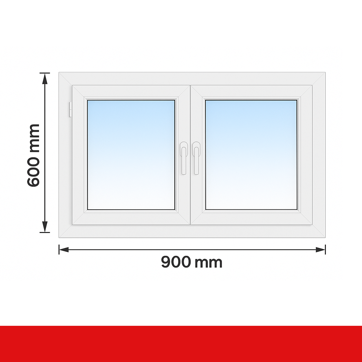 Fenstermaxx24, Drutex, Fenster-2-flg-90-60