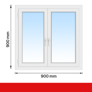 Fenstermaxx24, Drutex, Fenster-2-flg-90-90