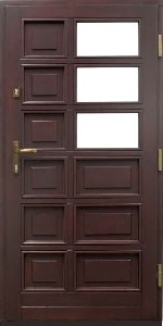 Fenstermaxx24 – Holz Haustuer Modell 3