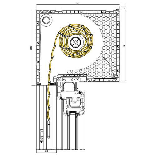 Fenstermaxx24 – Insektenschutz aussen 215mm