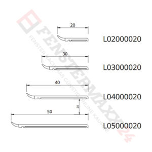 Fenstermaxx24 – L0 anschlagleisten zeichnung wz