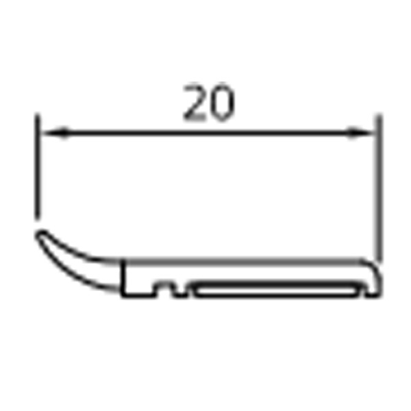 Fenstermaxx24 – anschlagleiste 20 mm 1 175 1