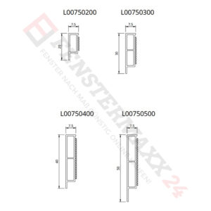 Fenstermaxx24 – deckleisten zeichnung wz