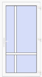 Fenstermaxx24 – nebeneingangstuer modell 21