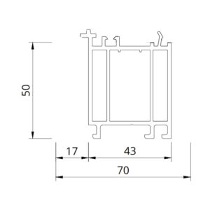 Bankanschluss 50 mm (50114)