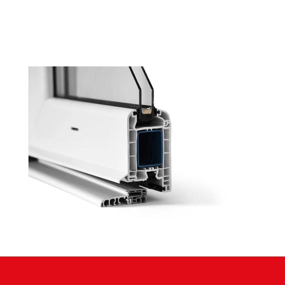 Nebeneingangstür Modell 1 Aluminium Gebürstet – Bild 7