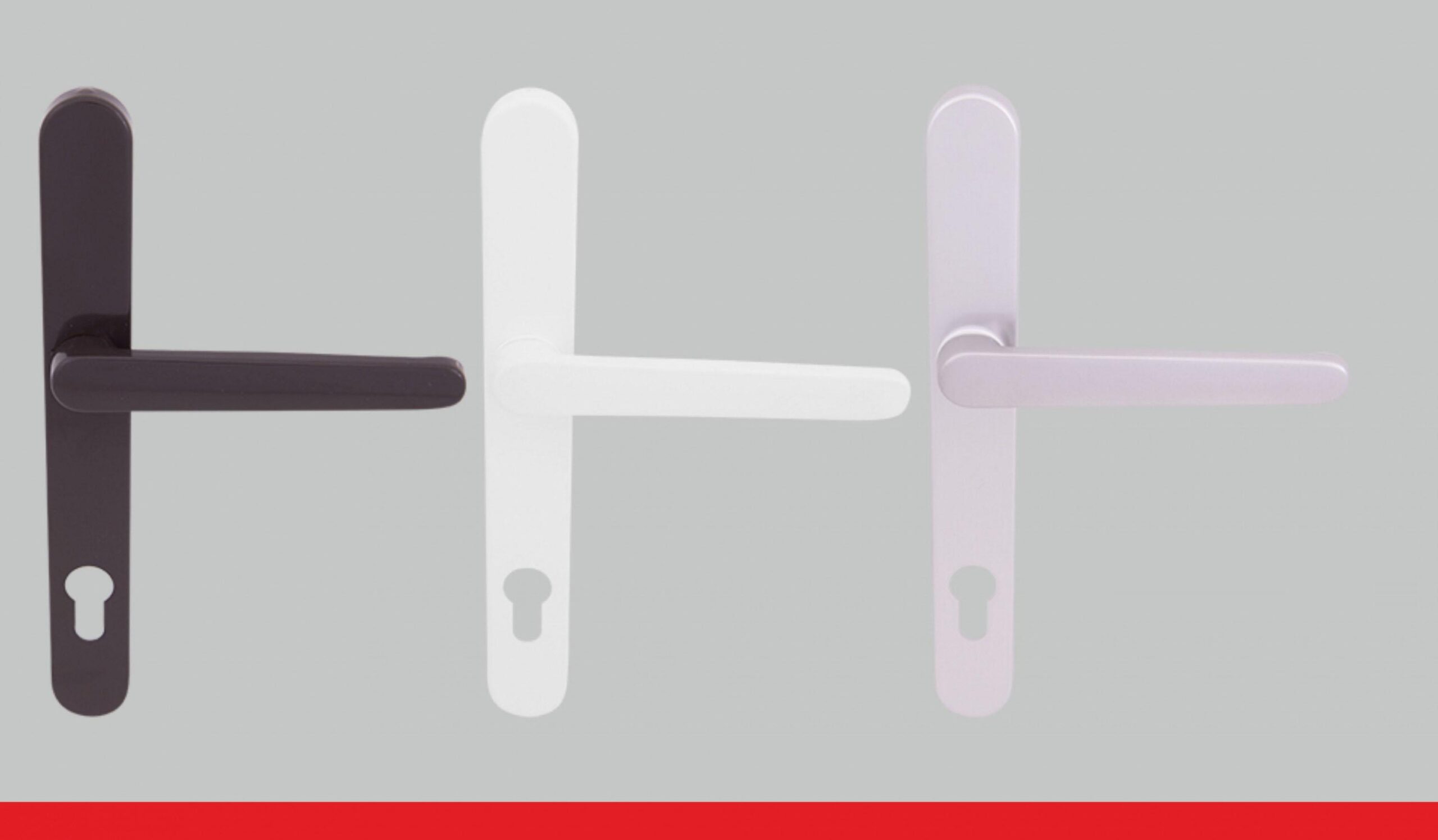 Nebeneingangstür Modell 1 Aluminium Gebürstet – Bild 4