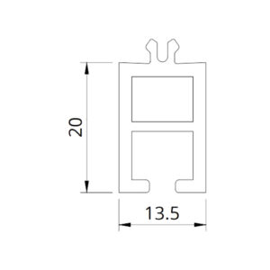 Bankanschluss 20 mm (L01350200)