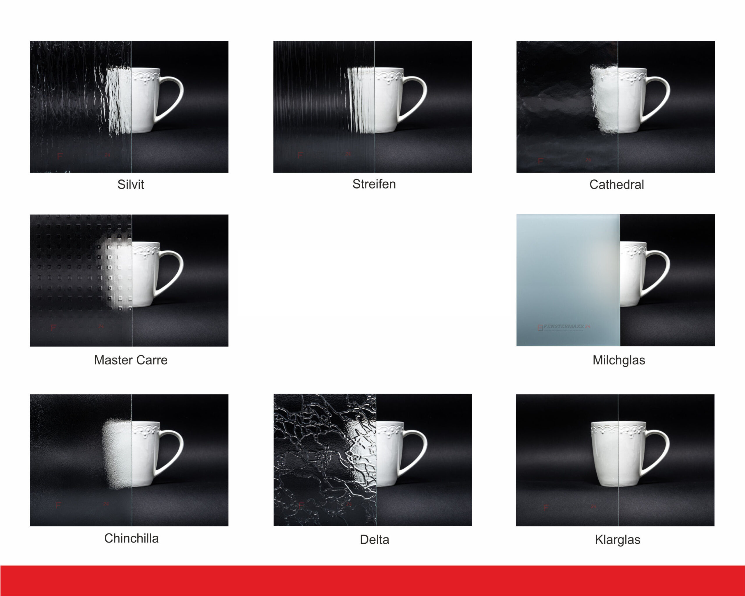 Nebeneingangstür Modell 1 Aluminium Gebürstet – Bild 2