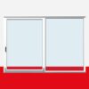 PSK-Schiebetür Schiebe-Kipp / Fest (KS/F), Breite 2700mm