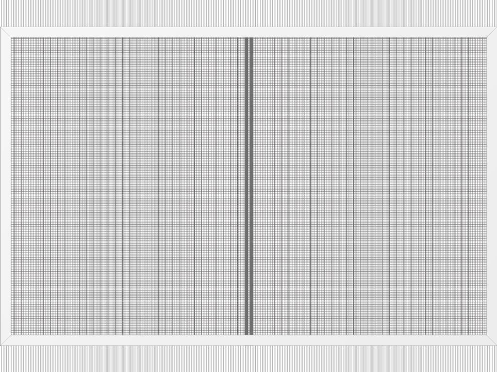 Drutex Alu Plissee 2050 x 1900 Innen: Schwarz Aussen: Weiß (9016)