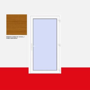 Nebeneingangstür Modell 1 Bergkiefer