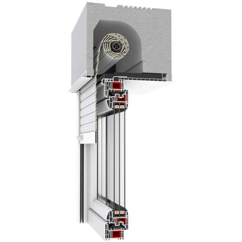 Drutex Rollladen Styropor 750x1000 mit Schalter