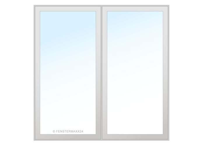 Aluplast PVC Fenster 1980 x 1430 (Gesamt mit Zusätzen: B 1980 x H 1430 ) Innen: Weiss (ohne Dekorfarbe) Aussen: Weiss (ohne Dekorfarbe)