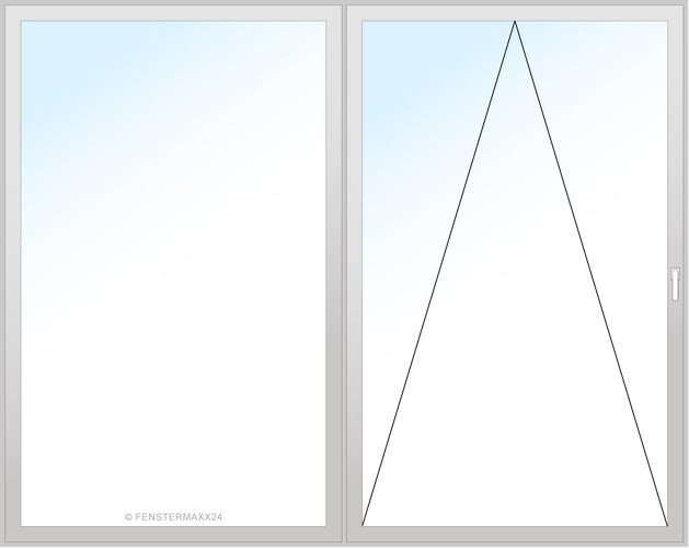 Gealan PVC-ALU PSK Tür 3000 x 2200 (Gesamt mit Zusätzen: B 3000 x H 2200 ) Innen: Weiss Aussen: RAL 7006 (Beigegrau)