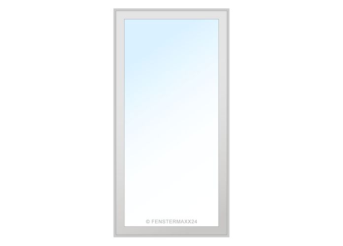 Aluplast PVC Fenster 900 x 1300 (Gesamt mit Zusätzen: B 900 x H 1300 ) Innen: Weiss (ohne Dekorfarbe) Aussen: Weiss (ohne Dekorfarbe)