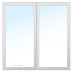 Kömmerling PVC Fenster 1800 x 1400 (Gesamt mit Zusätzen: B 1800 x H 1430 ) Innen: Weiss (ohne Dekorfarbe) Aussen: Weiss (ohne Dekorfarbe)