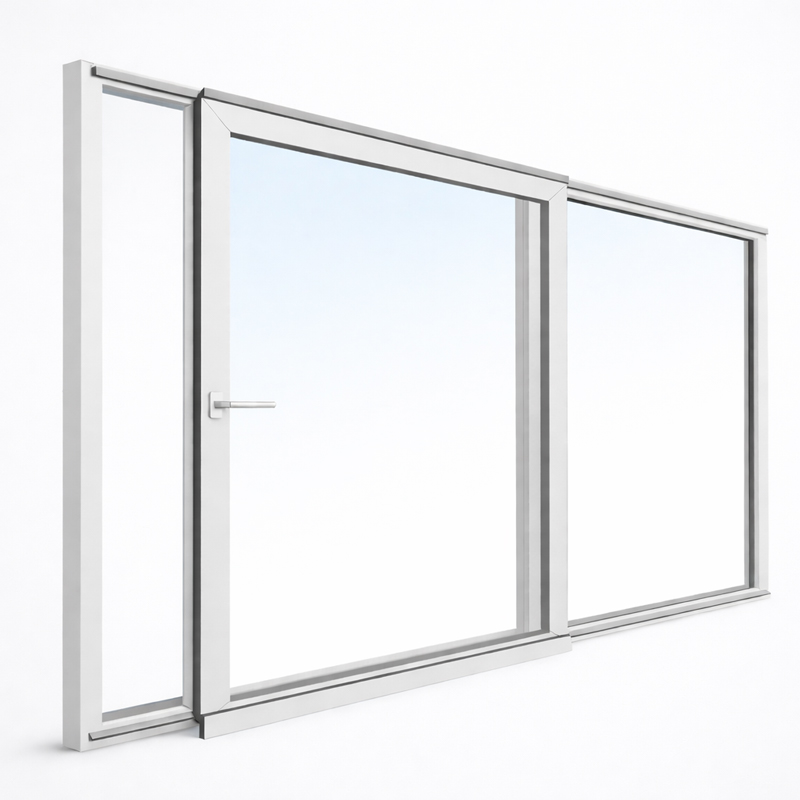 Moderne-Schiebetür-mit-Aluminiumrahmen