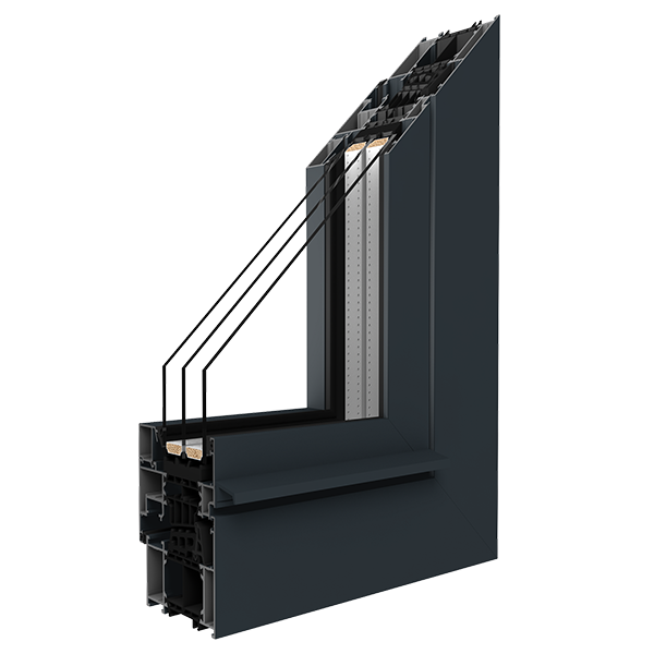 Fenstermaxx24, Profil MB 86SI_Aluminiumtür