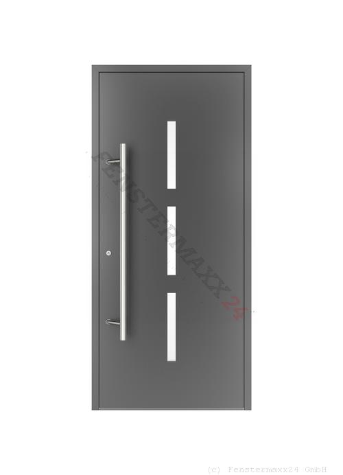 Drutex ALU Haustür 1100 x 1900 (Gesamt mit Zusätzen: B 1100 x H 1900) Innen: Verkehrsweiß - RAL 9016 Matt Aussen: Verkehrsweiß - RAL 9016 Matt