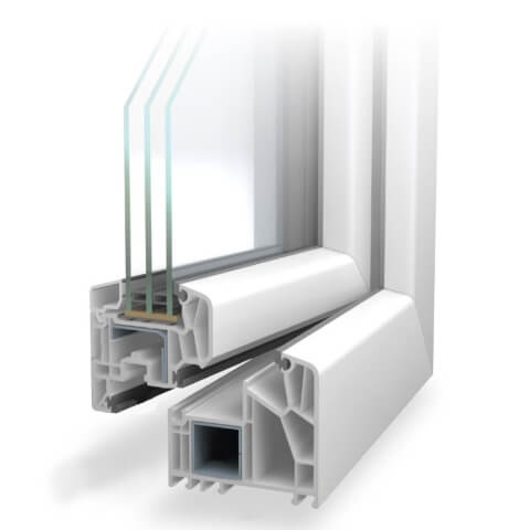 VEKA Alphaline 90 Kunststofffenster Produktbild