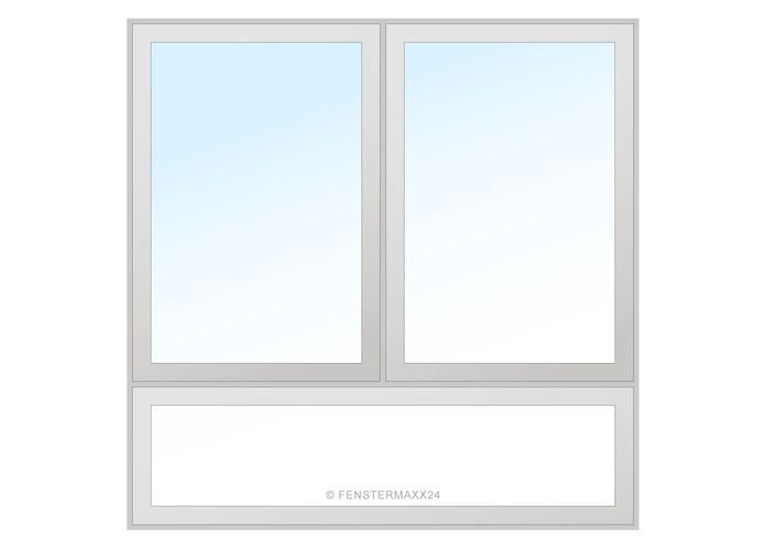 Veka PVC Fenster 1450 x 850 (Gesamt mit Zusätzen: B 1510 x H 1350 ) Innen: Weiss (ohne Dekorfarbe) Aussen: Weiss (ohne Dekorfarbe)