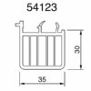 Fensterbankanschluss-Transportleiste-54123-30mm