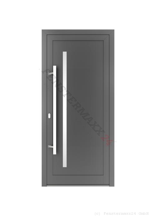 Drutex ALU Haustür 1350 x 2000 (Gesamt mit Zusätzen: B 1350 x H 2000) Innen: ADEC S106 Kiefer Aussen: ADEC S106 Kiefer