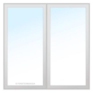 Drutex PVC Fenster 1330 x 1165 (Gesamt mit Zusätzen: B 1330 x H 1195 ) Innen: Weiss FX strukturiert (915205-168) Aussen: Weiss FX strukturiert (915205-168)