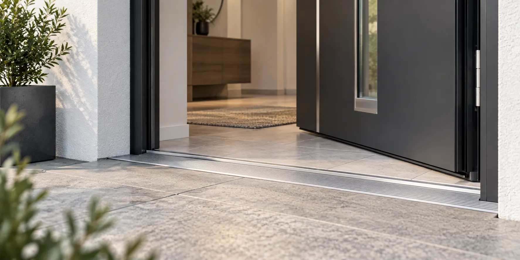 Schüco Corona CT 70 Schwelle und Profil