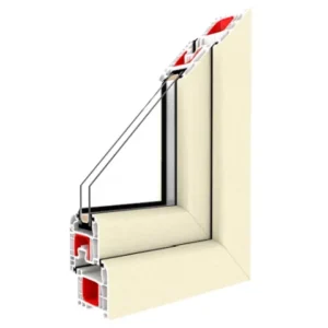 Fenstermaxx24 – Balkonfenster & Balkontüren Drutex Iglo 5 Classic Profil Cremeweiß