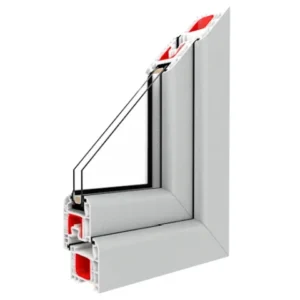 Fenstermaxx24 – Balkonfenster & Balkontüren Drutex Iglo 5 Classic Profil Lichtgrau