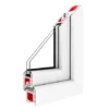 Fenstermaxx24 – Balkonfenster & Balkontüren Drutex Iglo 5 Classic Profil Weiß
